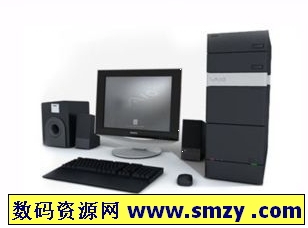 台式电脑3d模型下载- 3dmax源文件