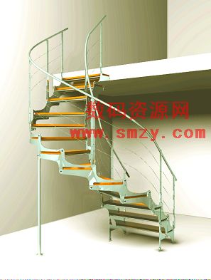 3D模型 旋转楼梯下载