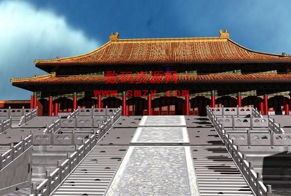 北京故宫3D模型下载- max源文件含材质