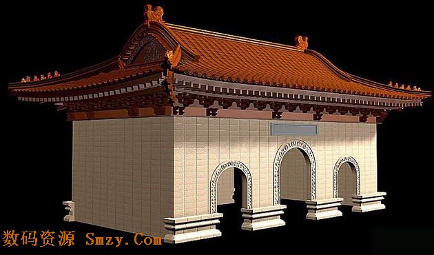 中国古建筑3D模型9-5下载- PRG格式