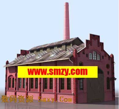 欧式房屋建筑3d模型
