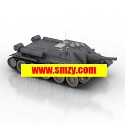 su-122坦克3DMAX模型下载- 3d模型免费下载