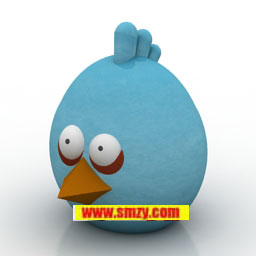 愤怒的小鸟玩具模型下载- 3dmax模型库