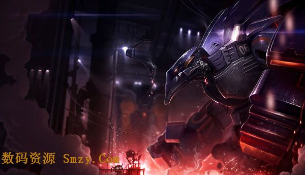 英雄联盟战争机甲墨菲特皮肤效果预览- LOL熔