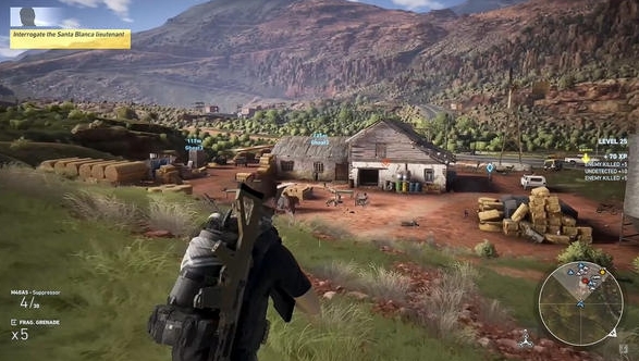 幽灵行动荒野精彩截图 乱入的草泥马