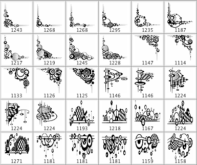 边框边角PS笔刷下载