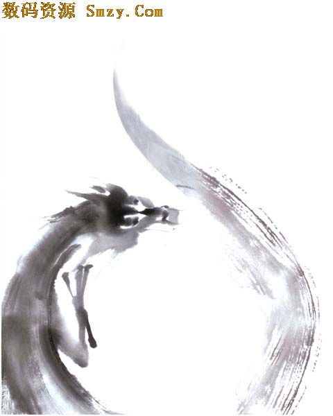 简画水墨中国龙高清图片下载- 2400×3000 - 数