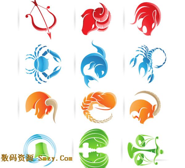 白羊,金牛,双子,天蝎,双鱼等等都是星座的组成部分,水平摩羯巨蟹射手等等也是其中,可爱星座形象图标设计矢量素材采用的是十二星座具体形象特征制作的图标素材,简约彩色展示为主,详细还请见如下JPG缩略图,小编推荐下载收藏!