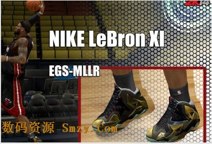 NBA2K14詹姆斯XI球鞋补丁下载