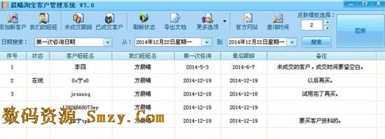 晨曦淘宝客户管理系统下载(客户跟踪管理软件