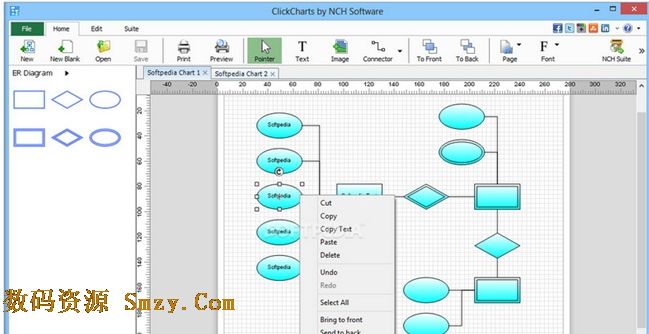 流程图制作软件下载(ClickCharts) v1.33 绿色免