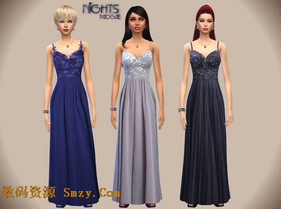 模拟人生4古典连衣裙MOD (模拟人生4连衣长裙