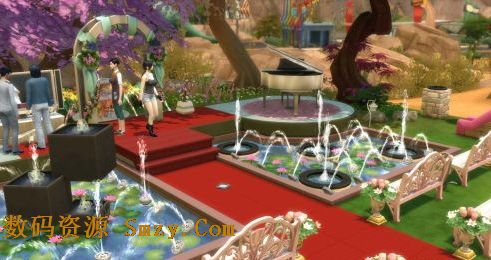 模拟人生4女性小清新蕾丝连衣裙MOD下载(模