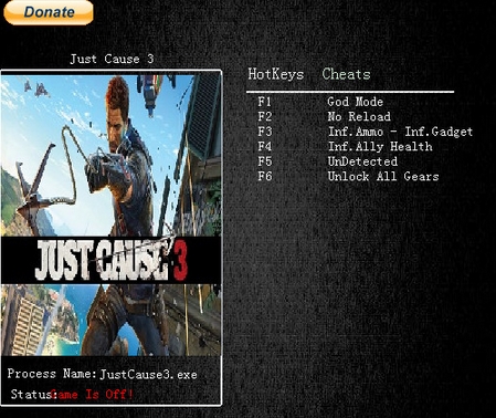 正当防卫3七项修改器下载