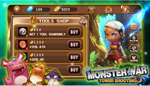 怪物来啦苹果版下载(横版策略射击游戏) v1.0.4