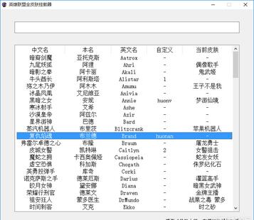 飞机LOL全皮肤挂载器下载(英雄联盟皮肤挂载