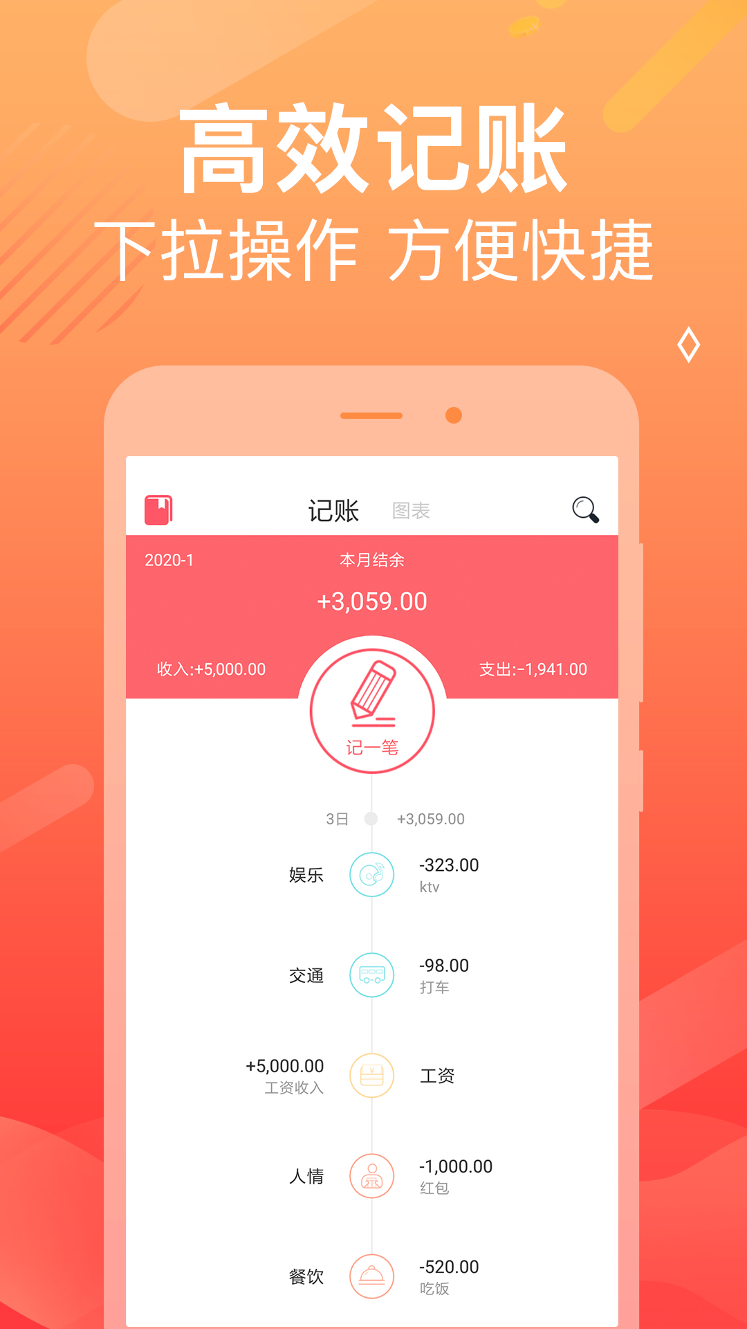 记账本本app 截图1