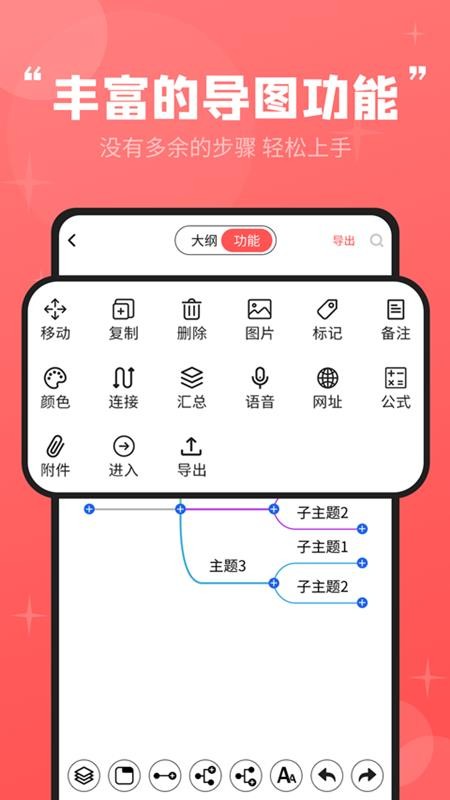 轻松思维导图软件 截图2