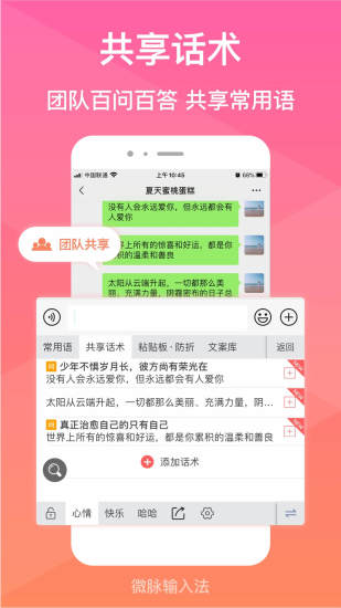 微脉输入法 截图1