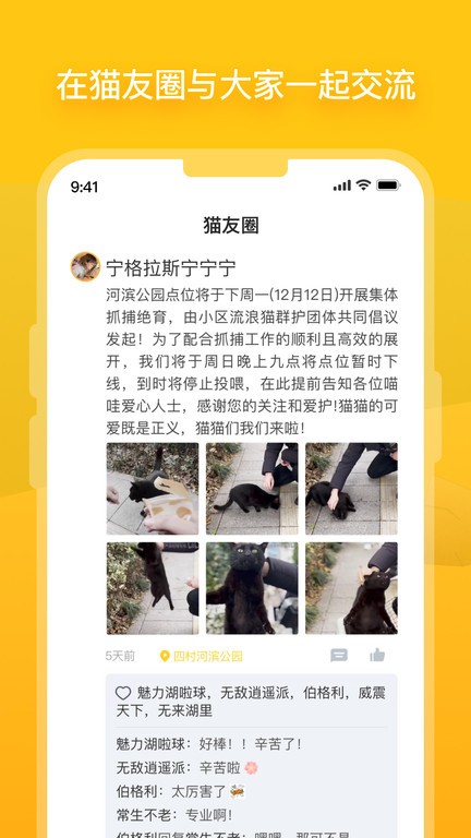 哈啰街猫app 截图4