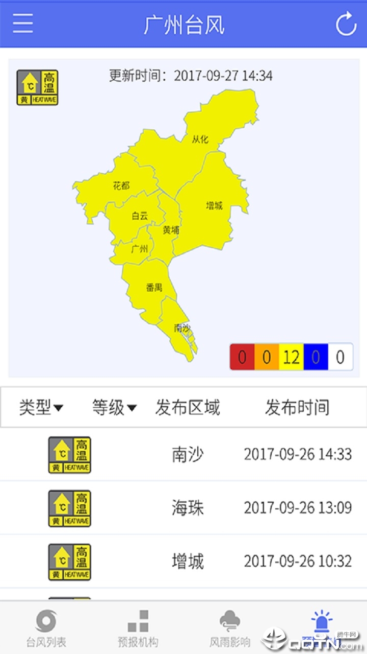 广州台风 截图2