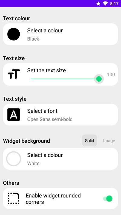 Any Text Widget(安卓文字桌面小部件) 截图4