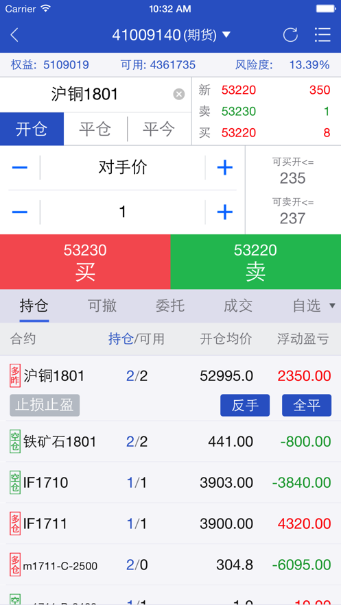 宝城期货掌易App 截图5