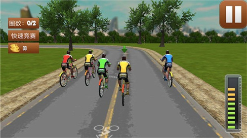 3D模拟自行车越野 截图1