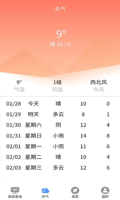 航班轻松查app 截图4