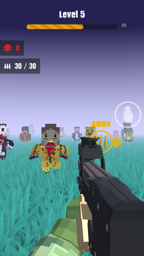 方块人射击僵尸(Blocky Gun warfare) 截图1