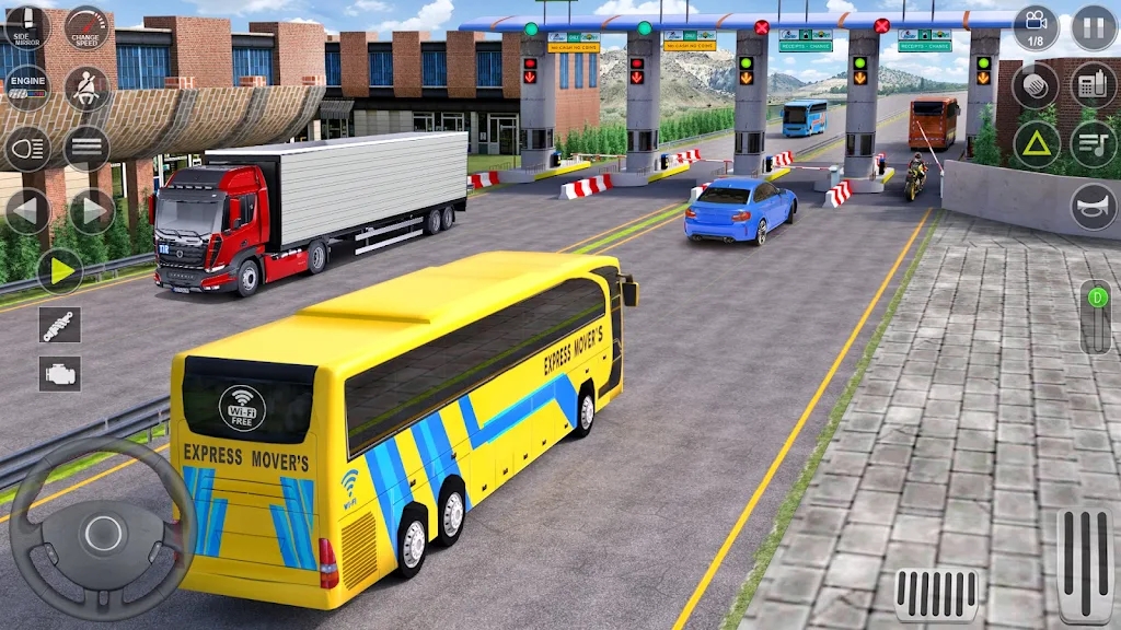 欧洲巴士驾驶游戏3d模拟 截图1