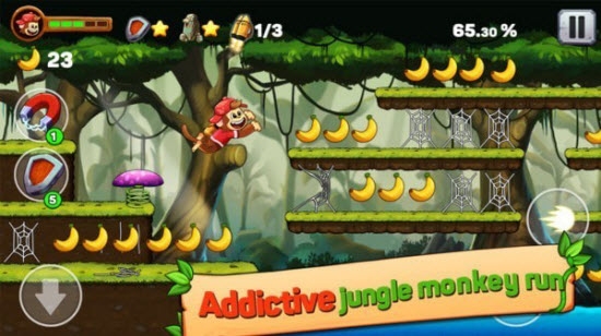 欢乐岛猴子跑酷游戏 截图1