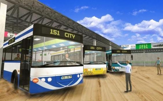 City Luxury Tourist Bus 3D(旅游巴士疯狂驾驶游戏) 截图3