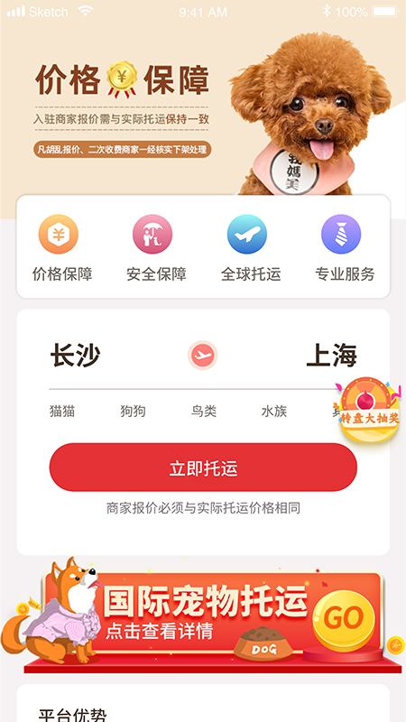 宠物托运pet 截图3