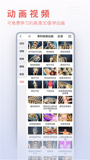 运动功能解剖教学系统app