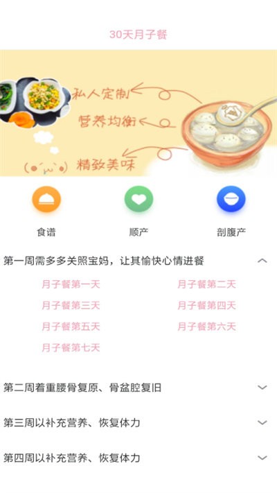 月子妈妈百科知识 截图4