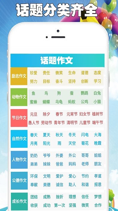 中小学满分作文集app