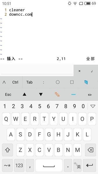 droidvim 截图3