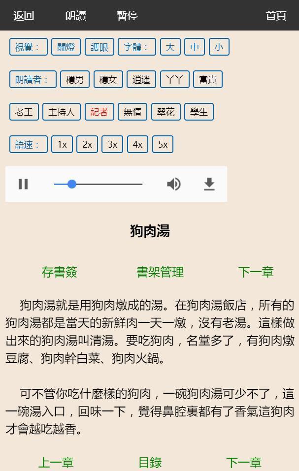 狗肉汤语音 截图1