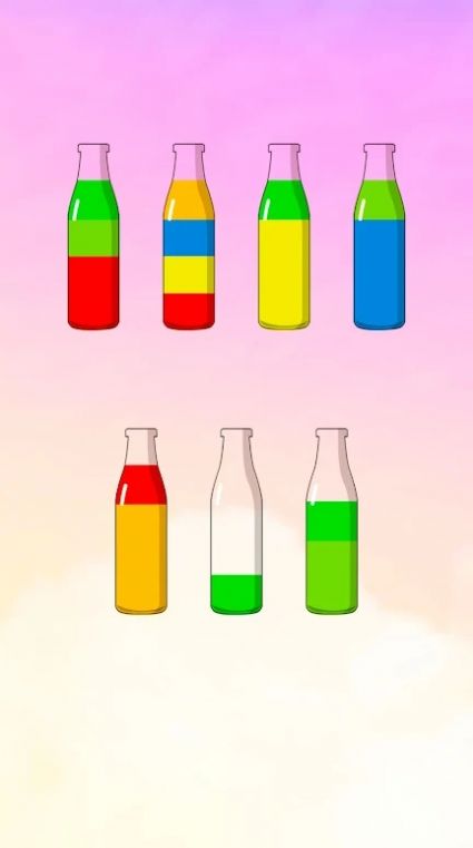 水瓶颜色搭配Color Water Sort 截图2