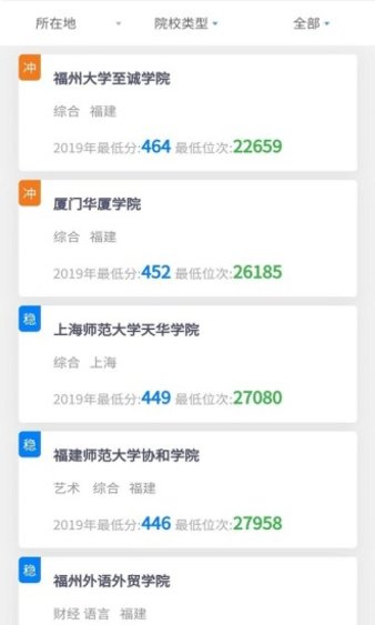 上大学高考志愿填报app 截图1