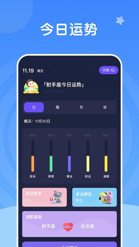 星座月份表 截图3