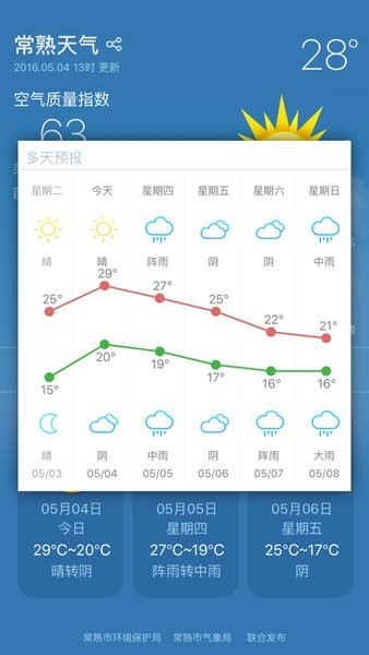 常熟天气手机版 截图1