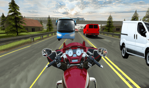 未来摩托车路驾驶 截图2