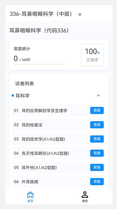 耳鼻咽喉科学新题库app