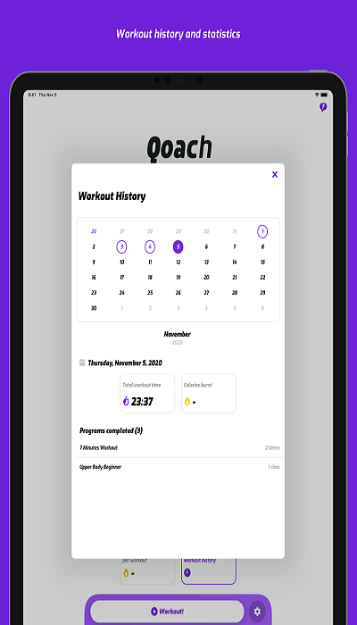 qoach锻炼 截图1
