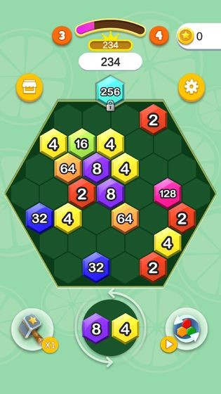 2048六角碰碰碰