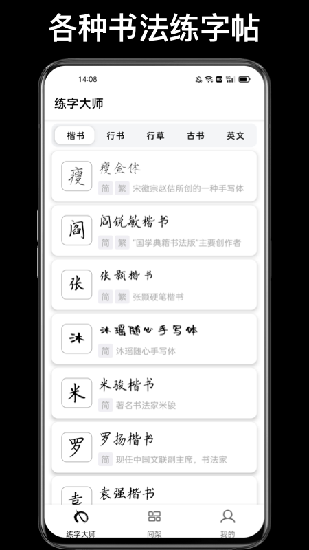 练字临帖大师app安卓版 截图4