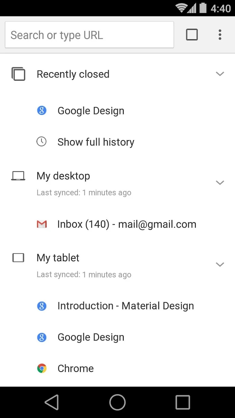 Chrome Canary最新安卓版 截图2