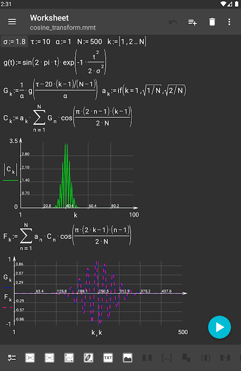 microMathematics Plus数学计算器app 截图2